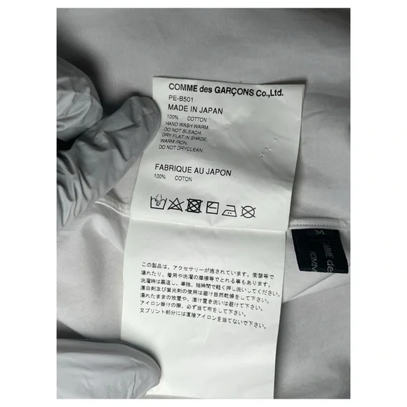 Comme Des Garçon Homme Plus Trompe L’oeil Jewelry L/S Sz M